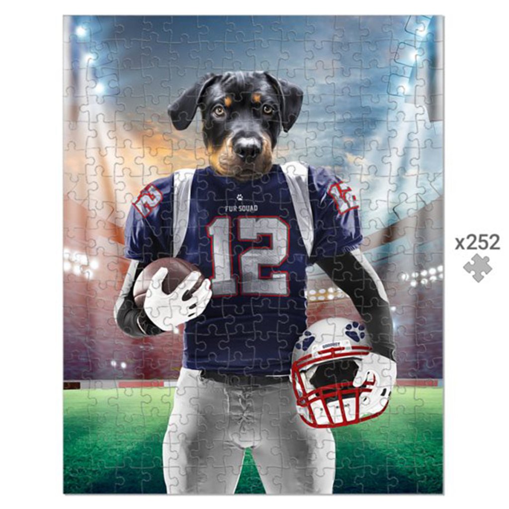 New England Pawtriots: Custom Pet Puzzle - Paw & Glory - Dog Portraits - Pet Portraits