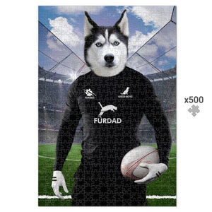 New Zealand Rugby Team: Custom Pet Puzzle - Paw & Glory - Dog Portraits - Pet Portraits