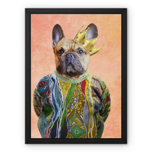 Notorious D.O.G: Custom Pet Canvas - Paw & Glory - Dog Portraits - Pet Portraits