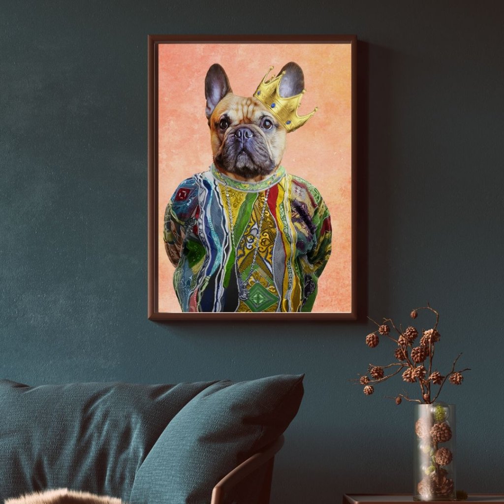 Notorious D.O.G: Custom Pet Portrait - Paw & Glory - Dog Portraits - Pet Portraits