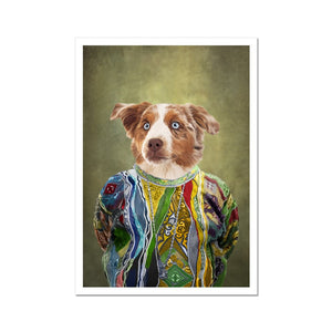 Notorious D.O.G: Custom Pet Poster - Paw & Glory - Dog Portraits - Pet Portraits