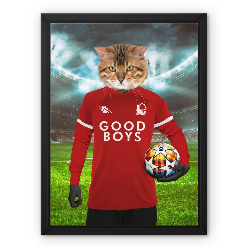 Nottingham Furrest Football Club: Custom Pet Canvas - Paw & Glory - Dog Portraits - Pet Portraits