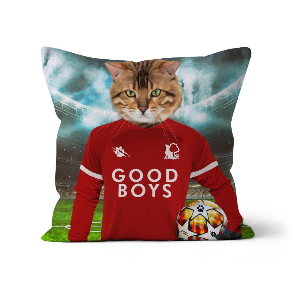 Nottingham Furrest Football Club: Custom Pet Pillow - Paw & Glory - Dog Portraits - Pet Portraits