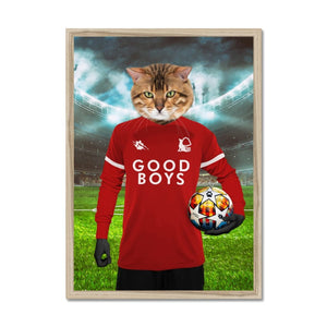 Nottingham Furrest Football Club: Custom Pet Portrait - Paw & Glory - Dog Portraits - Pet Portraits