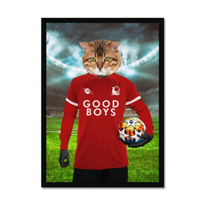 Nottingham Furrest Football Club: Custom Pet Portrait - Paw & Glory - Dog Portraits - Pet Portraits