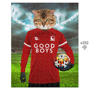 Nottingham Furrest Football Club: Custom Pet Puzzle - Paw & Glory - Dog Portraits - Pet Portraits