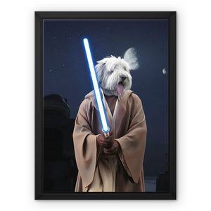 Obi Wan Kanobi (Star Wars Inspired): Custom Pet Canvas - Paw & Glory - Dog Portraits - Pet Portraits