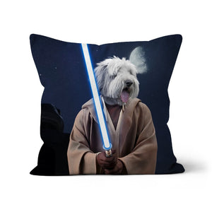 Obi Wan Kanobi (Star Wars Inspired): Custom Pet Pillow - Paw & Glory - Dog Portraits - Pet Portraits