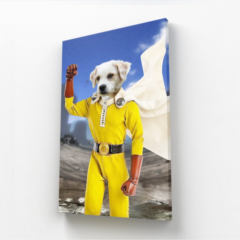 One Punch Man: Custom Pet Canvas - Paw & Glory - Dog Portraits - Pet Portraits