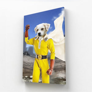 One Punch Man: Custom Pet Canvas - Paw & Glory - Dog Portraits - Pet Portraits