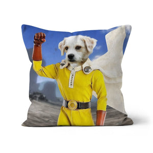 One Punch Man: Custom Pet Pillow - Paw & Glory - Dog Portraits - Pet Portraits