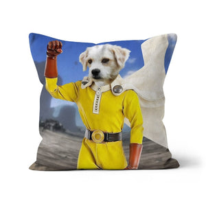 One Punch Man: Custom Pet Pillow - Paw & Glory - Dog Portraits - Pet Portraits