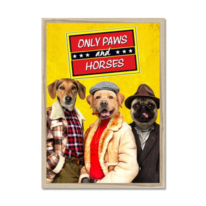 Only Paws and Horses 3: Custom Pet Portrait - Paw & Glory - Dog Portraits - Pet Portraits