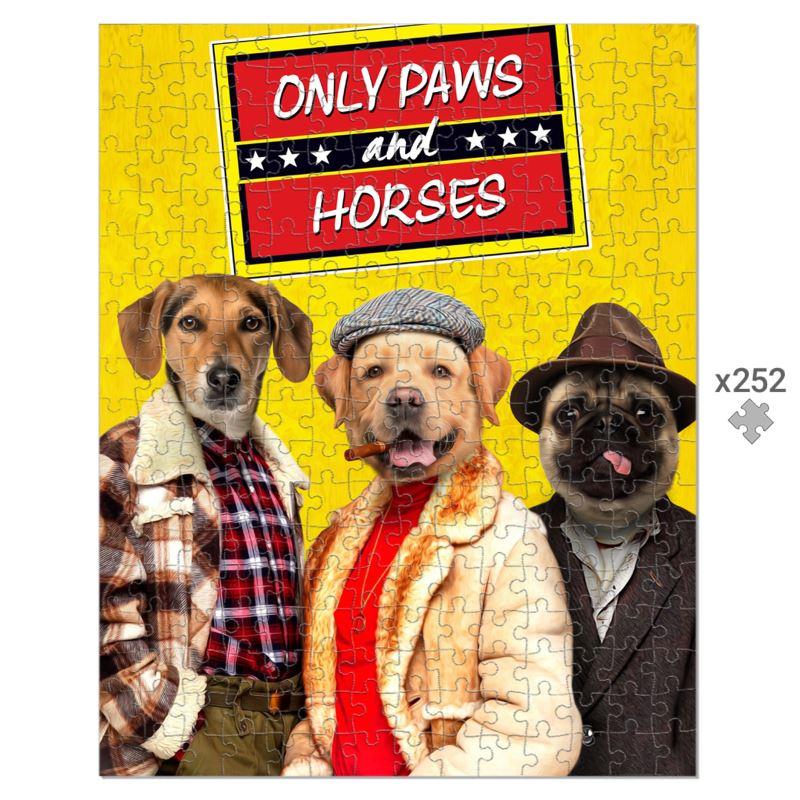 Only Paws and Horses 3: Custom Pet Puzzle - Paw & Glory - Dog Portraits - Pet Portraits