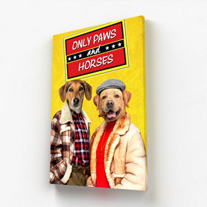 Only Paws & Horses 2: Custom Pet Canvas - Paw & Glory - Dog Portraits - Pet Portraits