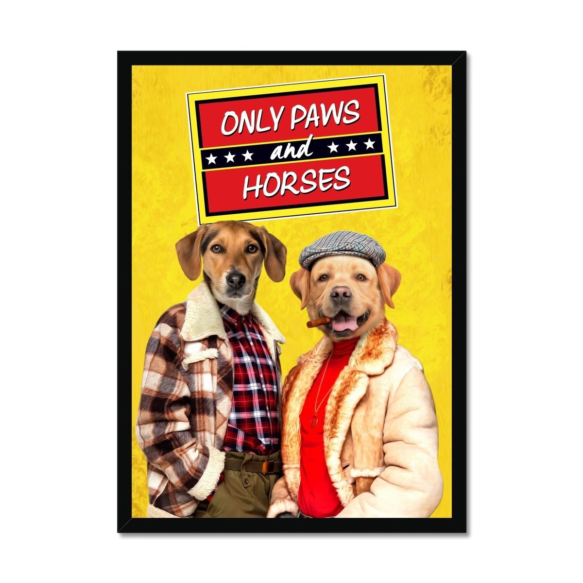 Only Paws & Horses 2: Custom Pet Portrait - Paw & Glory - Dog Portraits - Pet Portraits