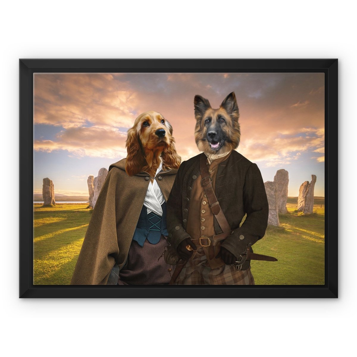 Outlander: Custom Pet Canvas - Paw & Glory - Dog Portraits - Pet Portraits