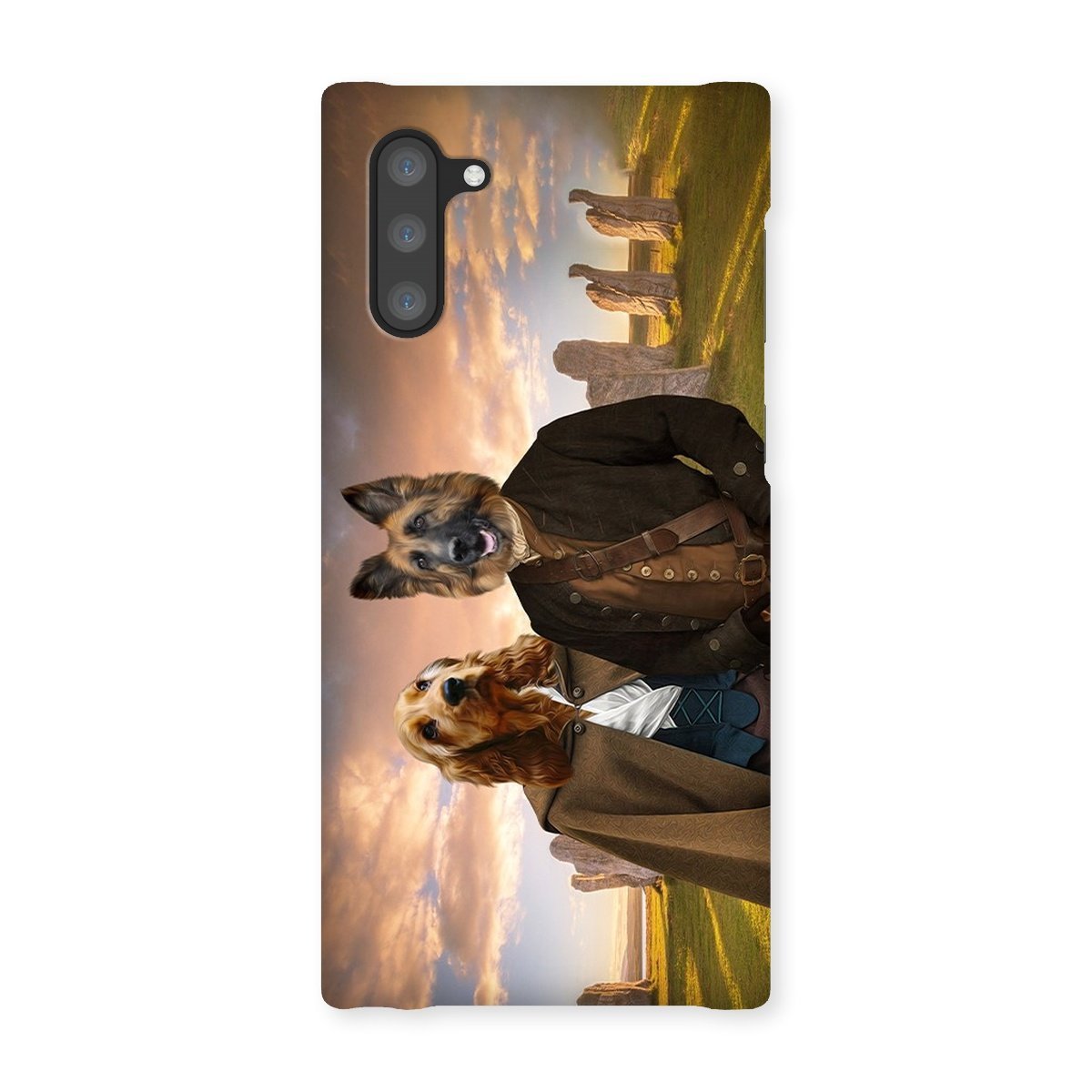 Outlander: Custom Pet Phone Case - Paw & Glory - Dog Portraits - Pet Portraits