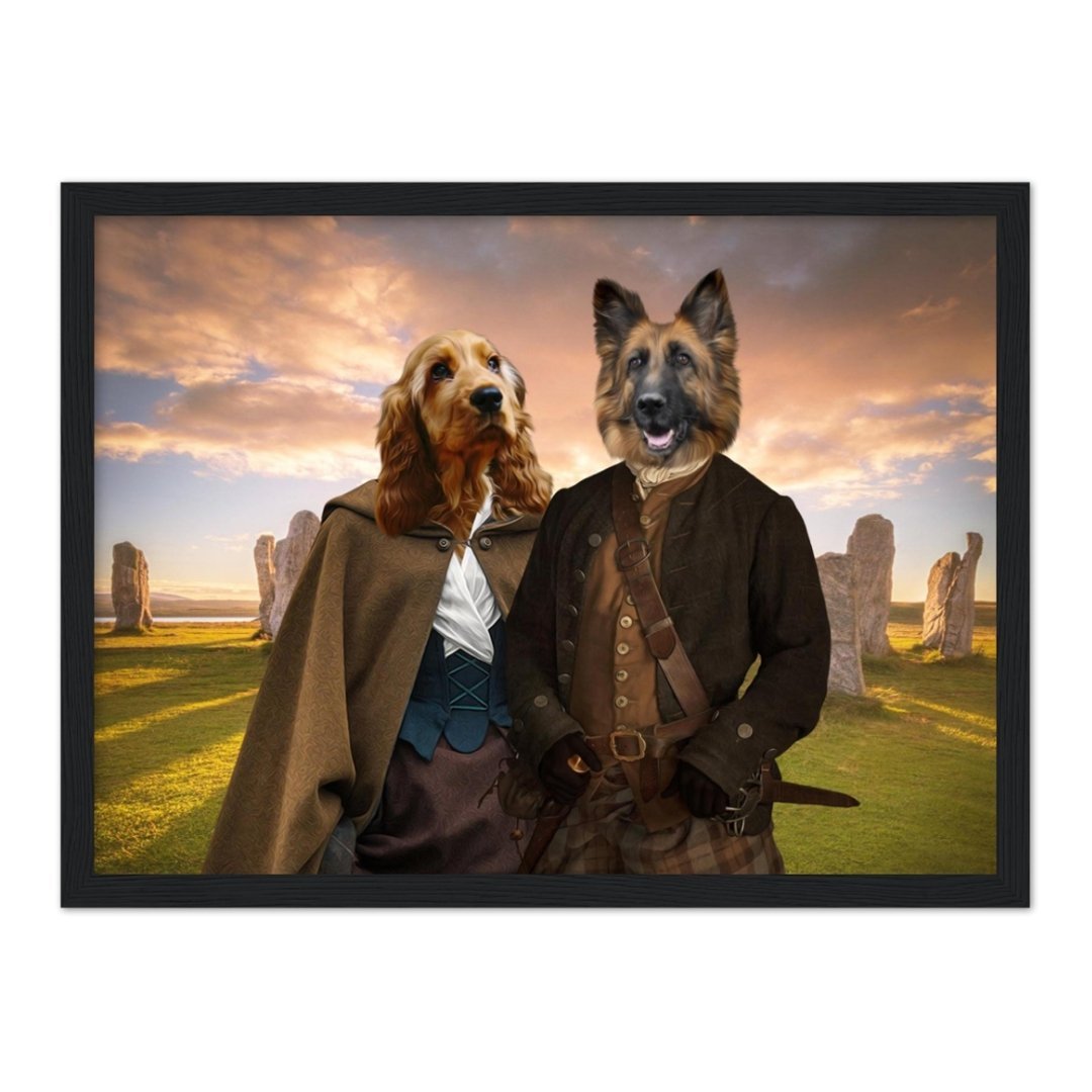 Outlander: Custom Pet Portrait - Paw & Glory - Dog Portraits - Pet Portraits