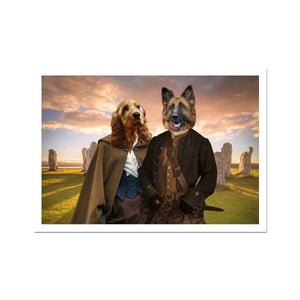 Outlander: Custom Pet Poster - Paw & Glory - Dog Portraits - Pet Portraits