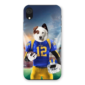 Paw Angeles Rams: Custom Pet Phone Case - Paw & Glory - Dog Portraits - Pet Portraits