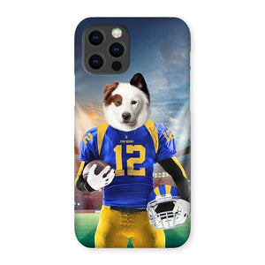 Paw Angeles Rams: Custom Pet Phone Case - Paw & Glory - Dog Portraits - Pet Portraits