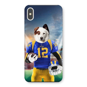 Paw Angeles Rams: Custom Pet Phone Case - Paw & Glory - Dog Portraits - Pet Portraits