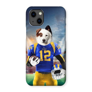 Paw Angeles Rams: Custom Pet Phone Case - Paw & Glory - Dog Portraits - Pet Portraits