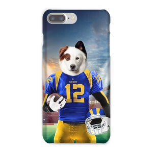 Paw Angeles Rams: Custom Pet Phone Case - Paw & Glory - Dog Portraits - Pet Portraits