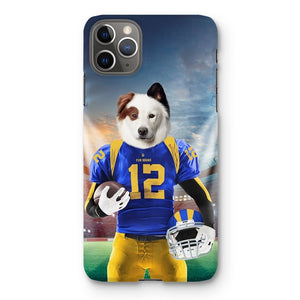 Paw Angeles Rams: Custom Pet Phone Case - Paw & Glory - Dog Portraits - Pet Portraits