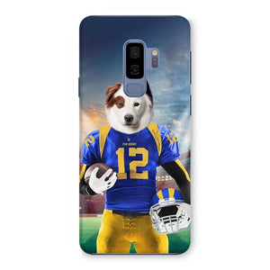 Paw Angeles Rams: Custom Pet Phone Case - Paw & Glory - Dog Portraits - Pet Portraits