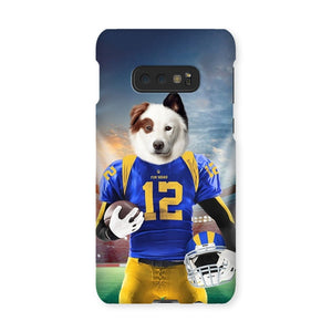 Paw Angeles Rams: Custom Pet Phone Case - Paw & Glory - Dog Portraits - Pet Portraits