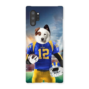 Paw Angeles Rams: Custom Pet Phone Case - Paw & Glory - Dog Portraits - Pet Portraits