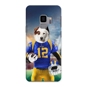 Paw Angeles Rams: Custom Pet Phone Case - Paw & Glory - Dog Portraits - Pet Portraits