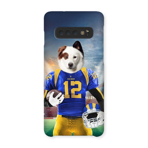 Paw Angeles Rams: Custom Pet Phone Case - Paw & Glory - Dog Portraits - Pet Portraits