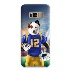 Paw Angeles Rams: Custom Pet Phone Case - Paw & Glory - Dog Portraits - Pet Portraits