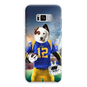 Paw Angeles Rams: Custom Pet Phone Case - Paw & Glory - Dog Portraits - Pet Portraits