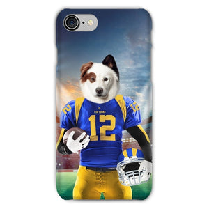 Paw Angeles Rams: Custom Pet Phone Case - Paw & Glory - Dog Portraits - Pet Portraits