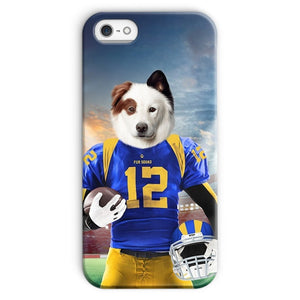 Paw Angeles Rams: Custom Pet Phone Case - Paw & Glory - Dog Portraits - Pet Portraits