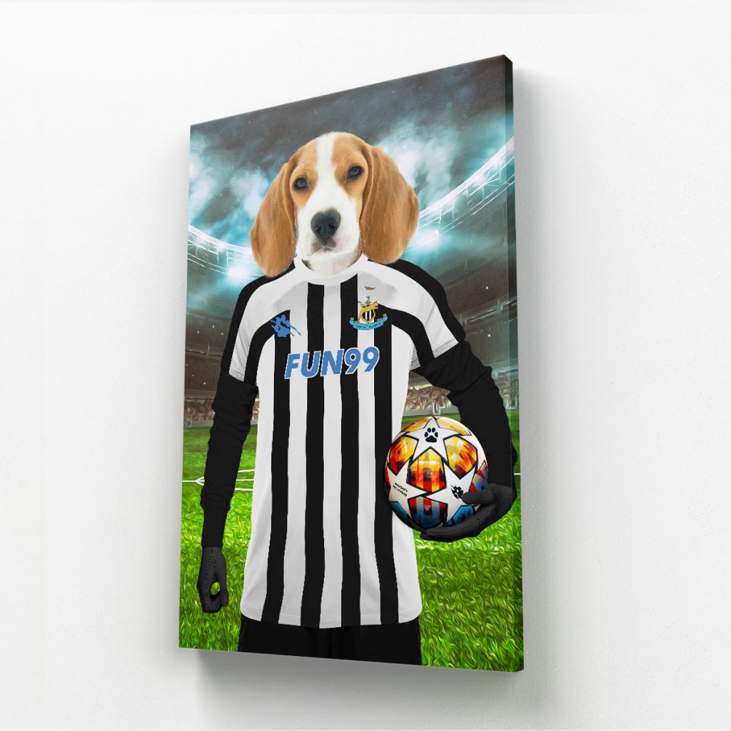 Paw Castle United Football Club: Custom Pet Canvas - Paw & Glory - Dog Portraits - Pet Portraits