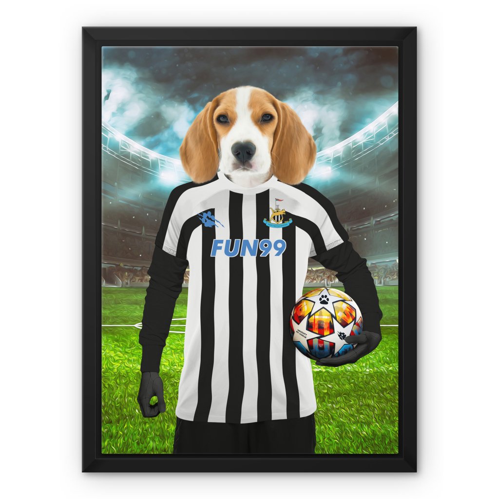 Paw Castle United Football Club: Custom Pet Canvas - Paw & Glory - Dog Portraits - Pet Portraits