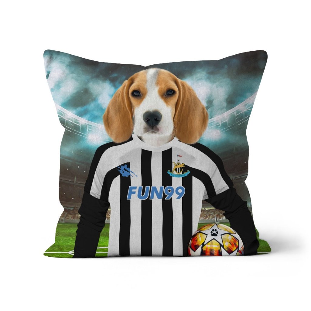 Paw Castle United Football Club: Custom Pet Pillow - Paw & Glory - Dog Portraits - Pet Portraits