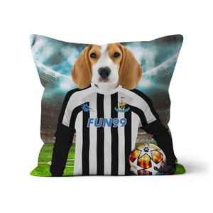 Paw Castle United Football Club: Custom Pet Pillow - Paw & Glory - Dog Portraits - Pet Portraits