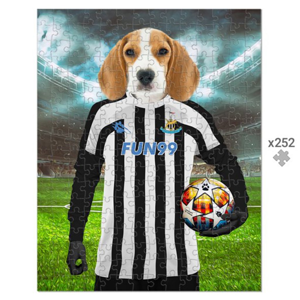 Paw Castle United Football Club: Custom Pet Puzzle - Paw & Glory - Dog Portraits - Pet Portraits