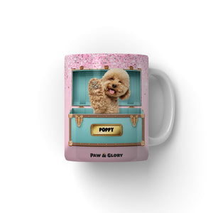 Paw - fany & Co. Luxury Trunk: Custom Pet Coffee Mug - Paw & Glory - Dog Portraits - Pet Portraits