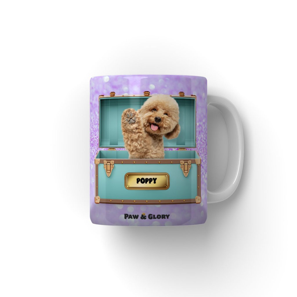 Paw - fany & Co. Luxury Trunk: Custom Pet Coffee Mug - Paw & Glory - Dog Portraits - Pet Portraits