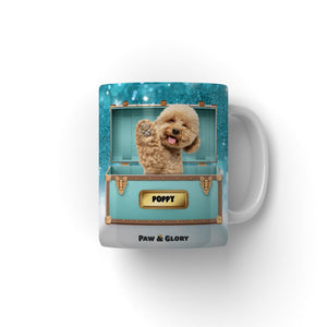 Paw - fany & Co. Luxury Trunk: Custom Pet Coffee Mug - Paw & Glory - Dog Portraits - Pet Portraits