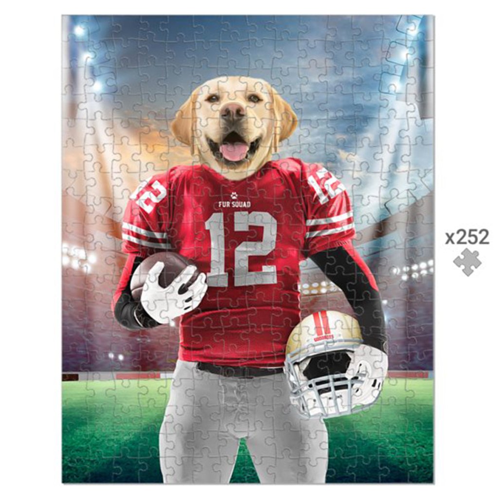 Paw Francisco 49ers: Custom Pet Puzzle - Paw & Glory - Dog Portraits - Pet Portraits