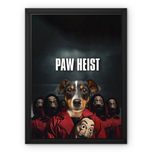 Paw Heist: Custom Pet Canvas - Paw & Glory - Dog Portraits - Pet Portraits