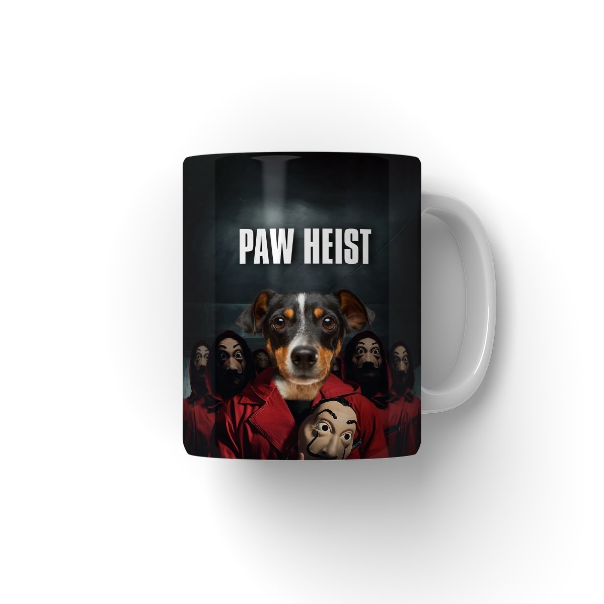 Paw Heist: Custom Pet Coffee Mug - Paw & Glory - Dog Portraits - Pet Portraits